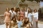Clara: girls Unije 1970 — with Rose Maracic, Rosetta Carcich, Silvana Peros, Anita Forko, Silvana Pillepich and Nirvana Karcic.